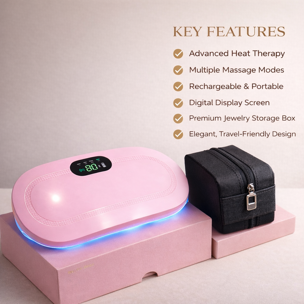 Period Relief Massager + Premium Jewellery Box (Combo Offer)