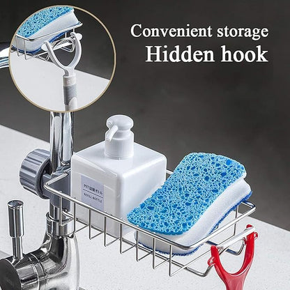 Stainless Steel Kitchen Sink Faucet Sponge Holder