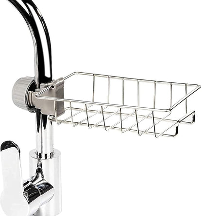 Stainless Steel Kitchen Sink Faucet Sponge Holder