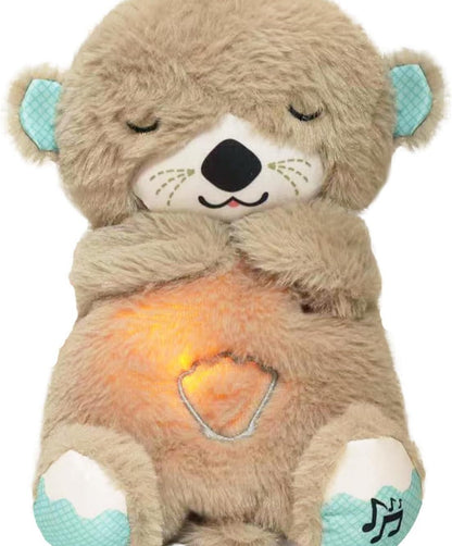 Breathing Teddy Bear with Soothing Music, Comfort Plush