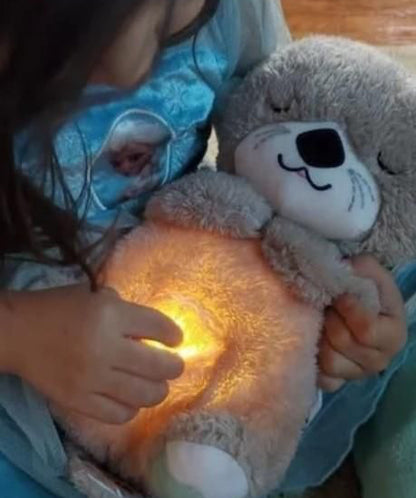 Breathing Teddy Bear with Soothing Music, Comfort Plush