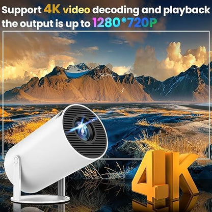 Freestyle projector , Android12, WiFi6, BT5.0, FULL HD, 180 Degre Rotation projector