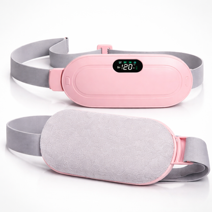Portable Menstrual Heating Pad – Cordless Electric Waist Massager with 3 Heat Levels