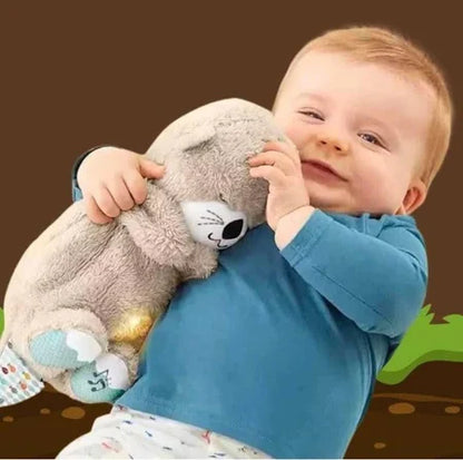 Breathing Teddy Bear with Soothing Music, Comfort Plush